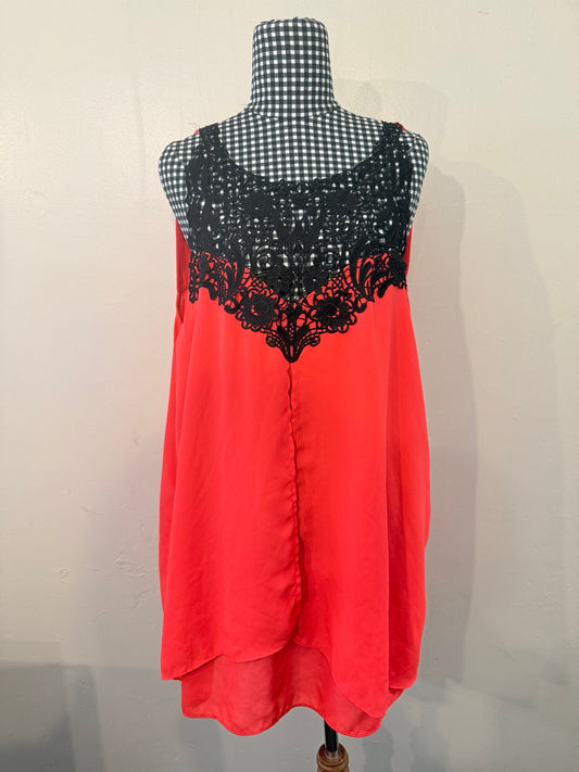 City Chic Pink Cami Top – Size L (20)